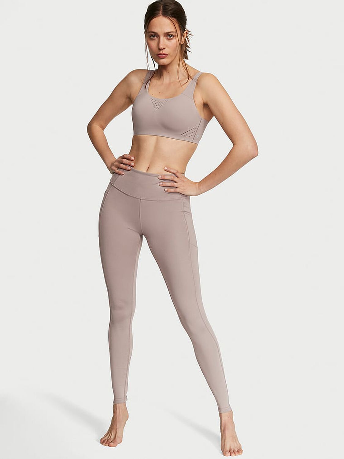 vs Vsx VSX Essential High-Rise Pocket Legging Bare Taupe 4 of 4 