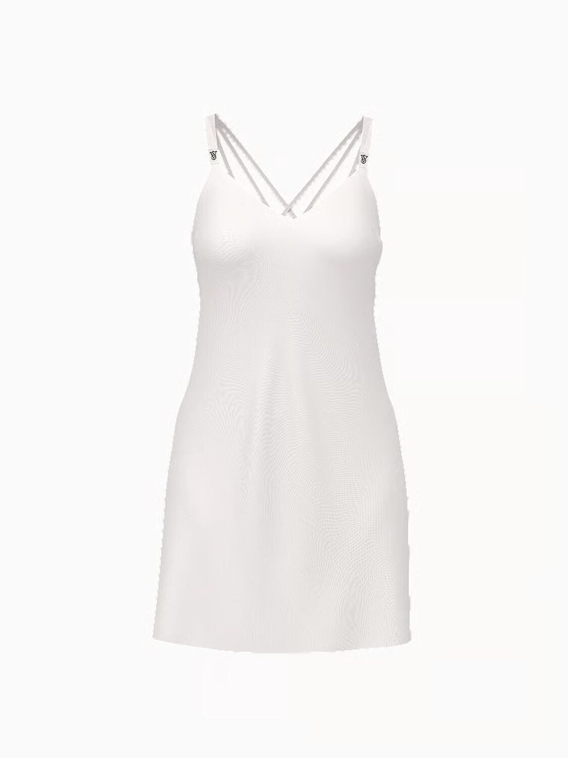 vs Very Sexy Shine Strap Satin Slip Coconut White 1 of 1 