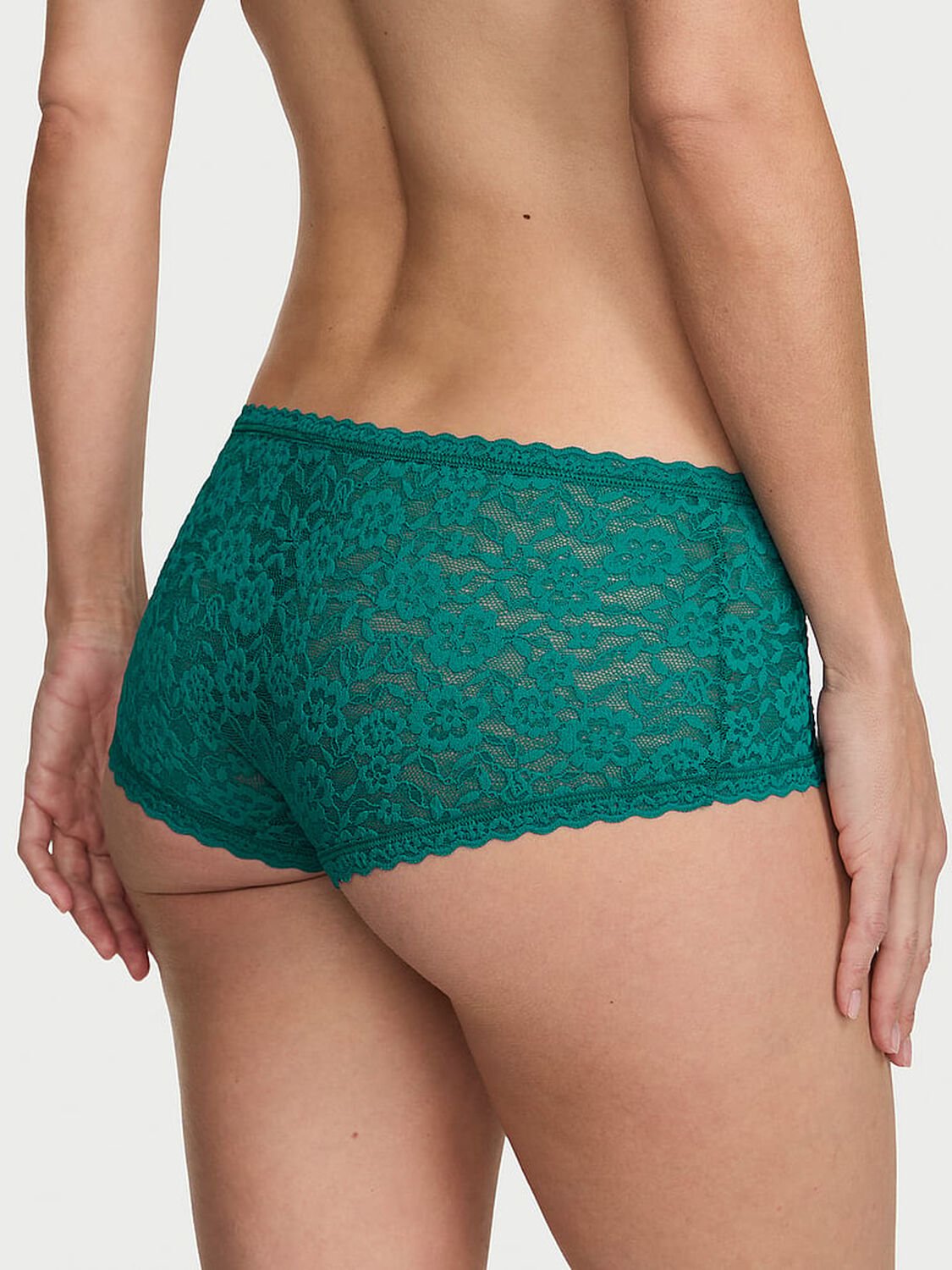 vs The Lacie Lace Low-Rise Boyshort Parrot Blue 2 of 4 