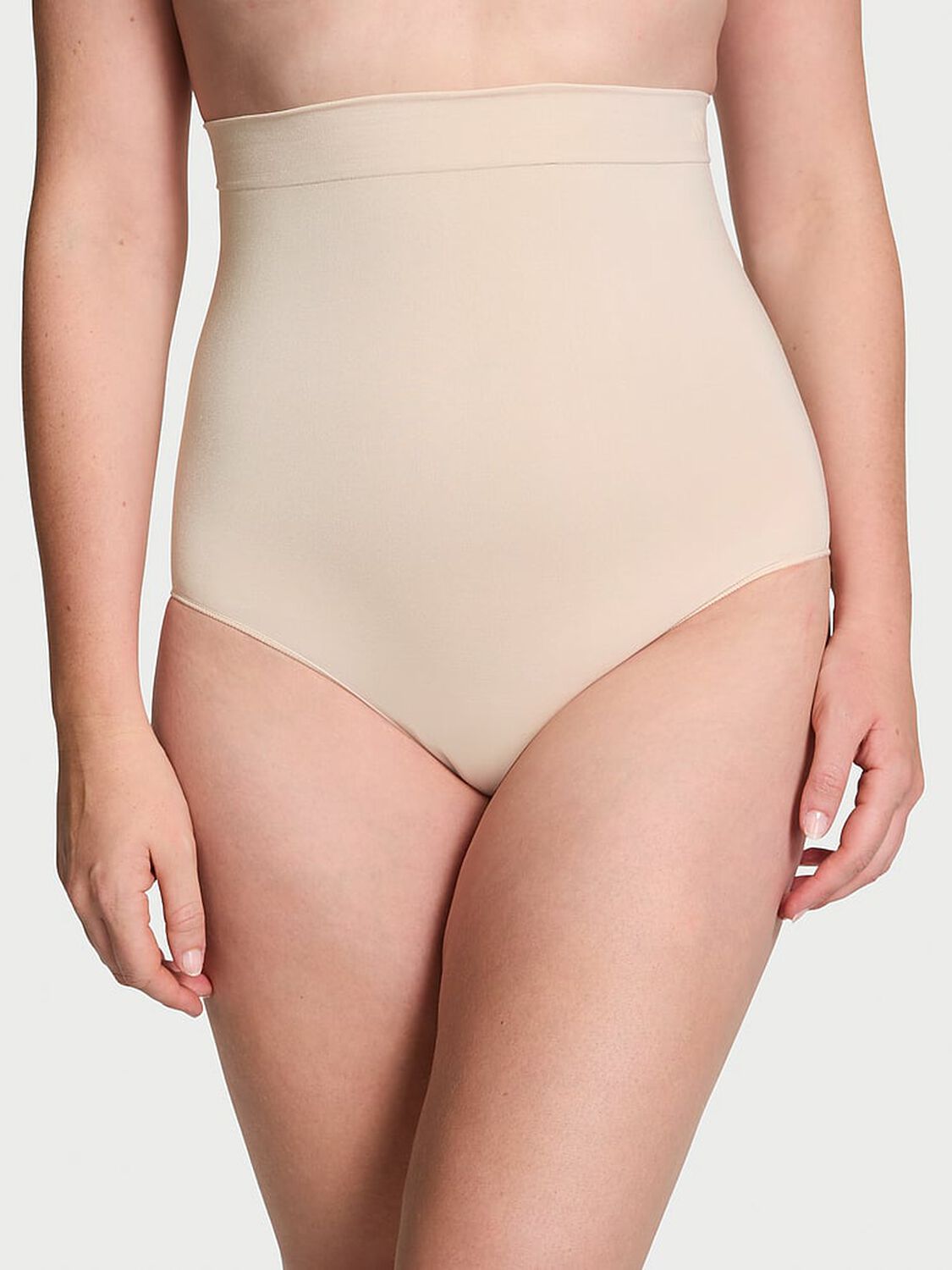 vs Victoria's Secret Shapewear by Victoria SeamlessShaping™ High-Waist Brief Panty Marzipan 1 of 4 