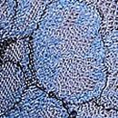 Wicked Unlined Denim Rose Lace Apron Set, Denim Blue, swatch