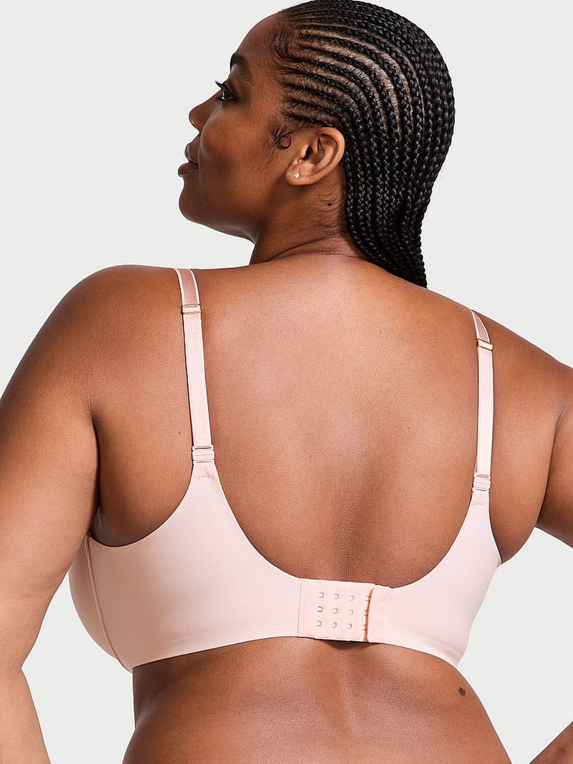 vs Dream Angels Smooth Lightly Lined Demi Bra Purest Pink 2 of 4 