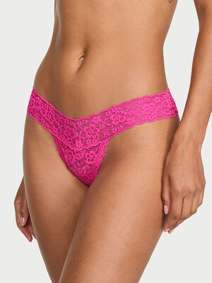 Lace Keyhole Thong Panty