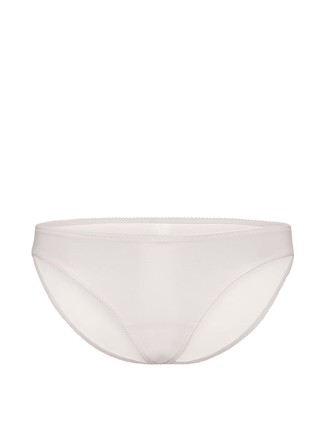 vs Dream Angels Satin & Mesh Bride Bikini Panty Coconut White 3 of 3 
