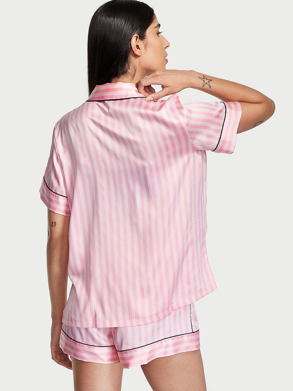 vs Victoria's Secret Satin Short Pajama Set 2 of 4 