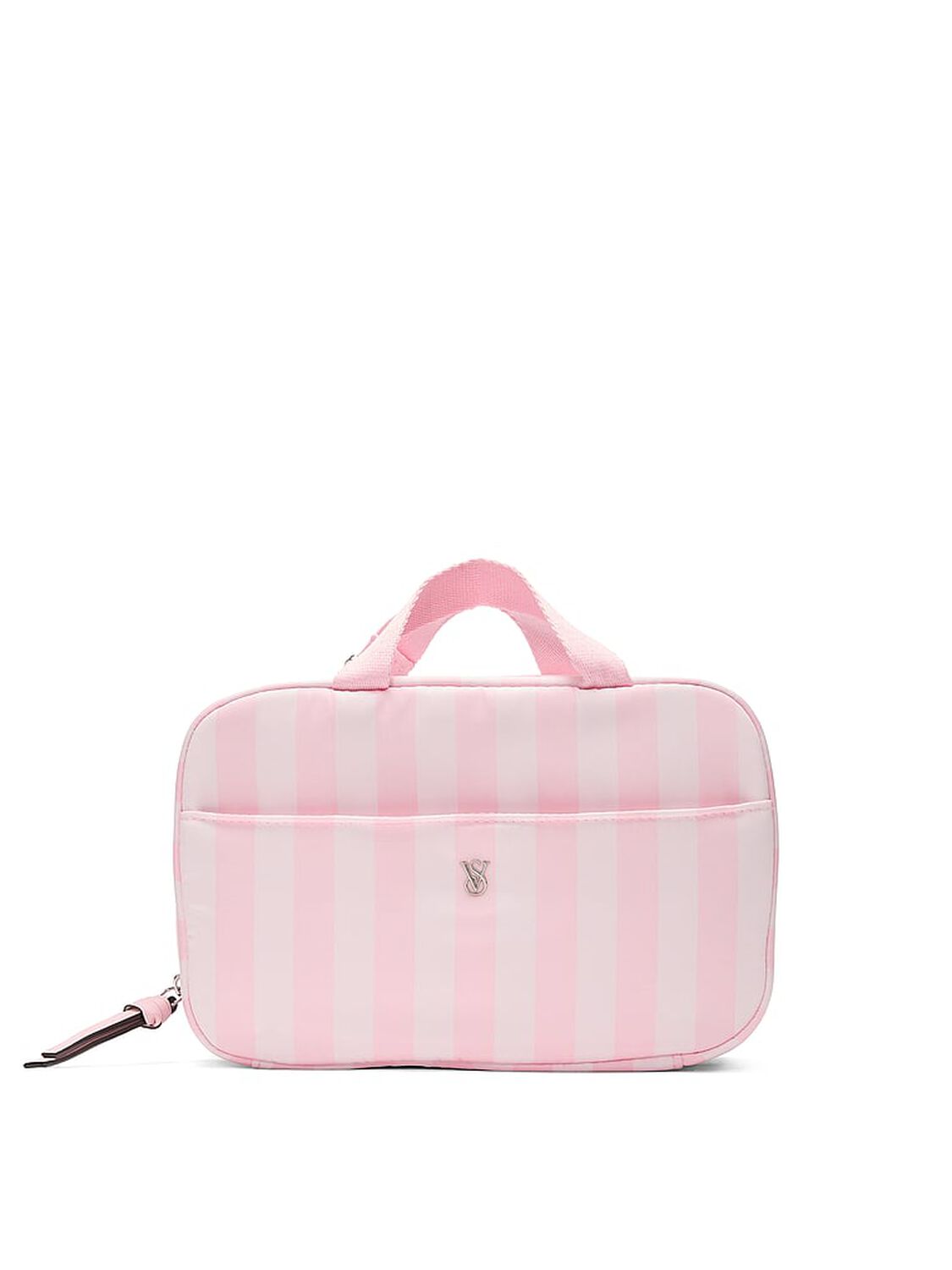 vs Victoria's Secret Small Travel Toiletry Bag Heritage Stripe 1 of 2 