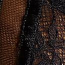 Desire Lines Embroidery Unlined Demi Bra, Sex-Ray Black, swatch