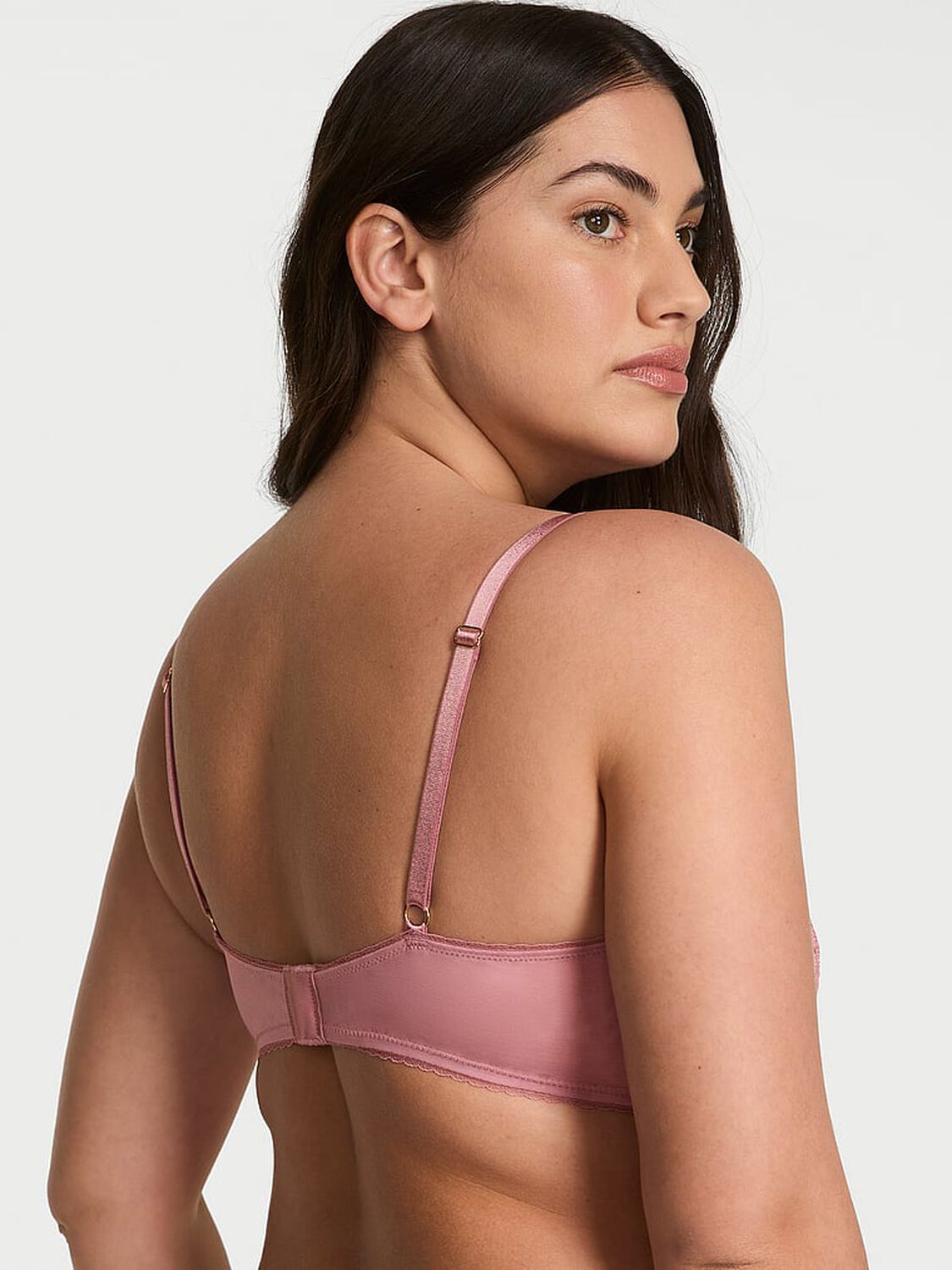 vs Dream Angels Wicked Vintage Blossom Embroidery Unlined Balconette Bra Nostalgia Rose 2 of 3 