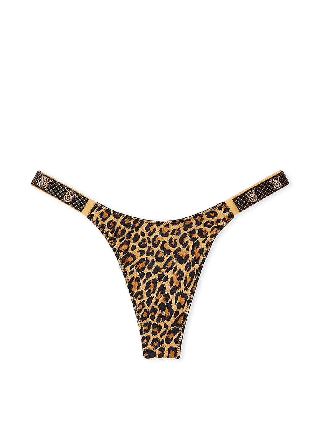 vs Very Sexy Shine Strap Thong Panty Leopard 3 of 3 