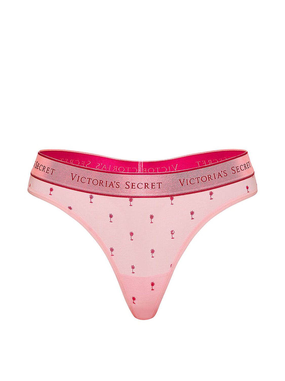 vs Cotton Logo Cotton Thong Panty Angel Pink 3 of 3 