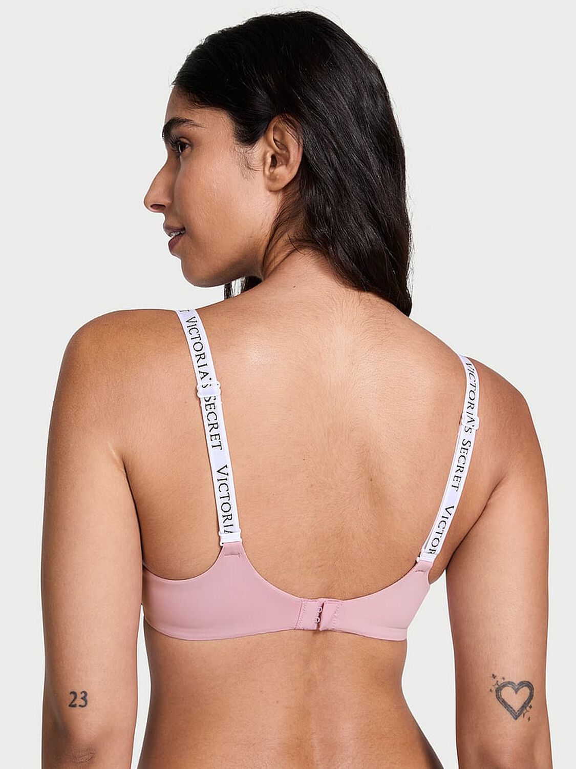 vs The T-Shirt Lightly Lined Wireless Bra Mauve Shadows 2 of 3 