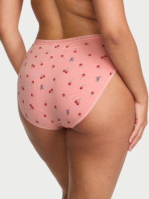 Stretch Cotton High-Leg Brief Panty
