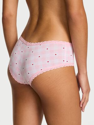 Cotton Lace-Waist Cheeky Panty