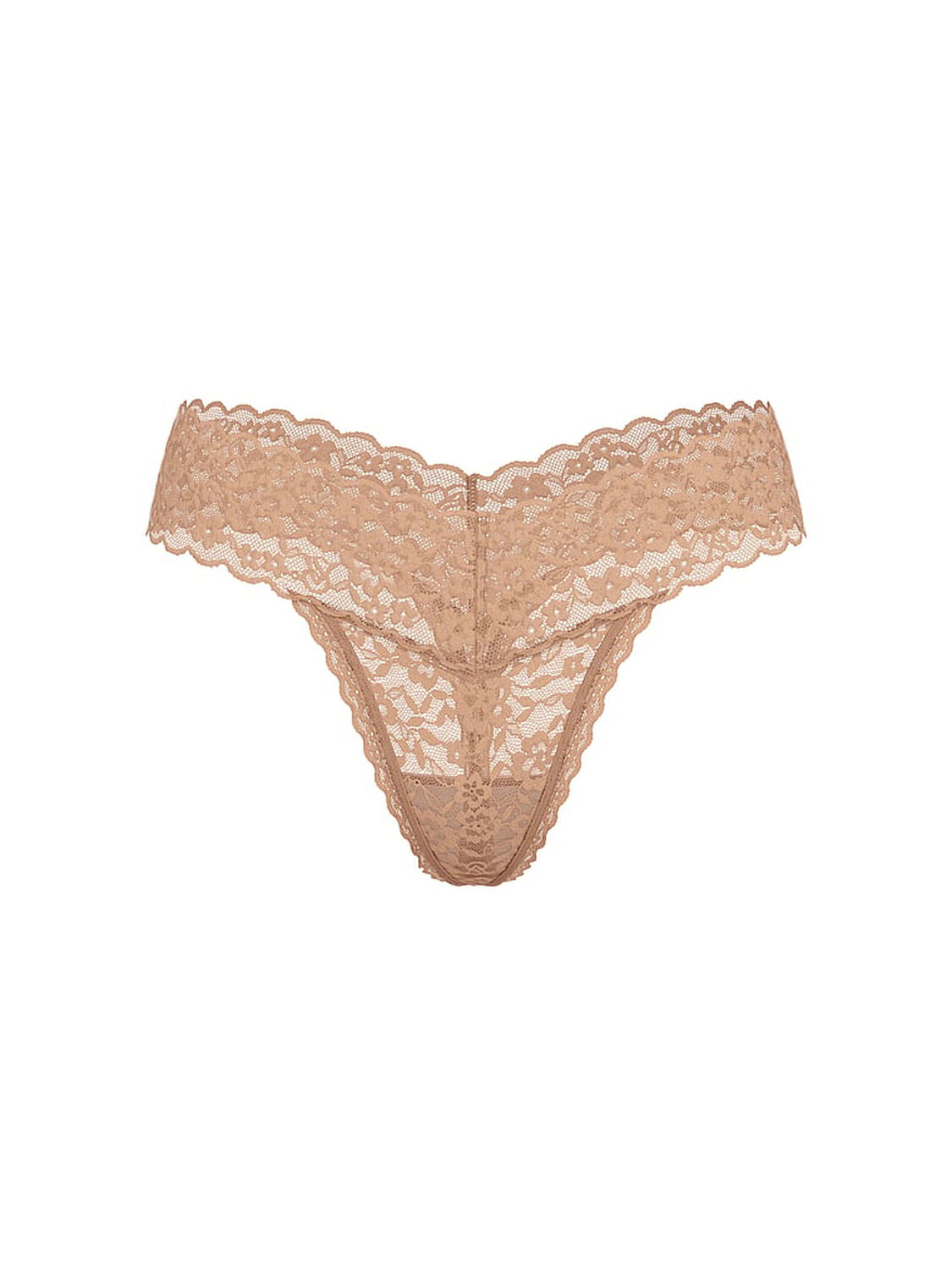 vs The Lacie Blossom Lace Thong Panty Praline 3 of 3 