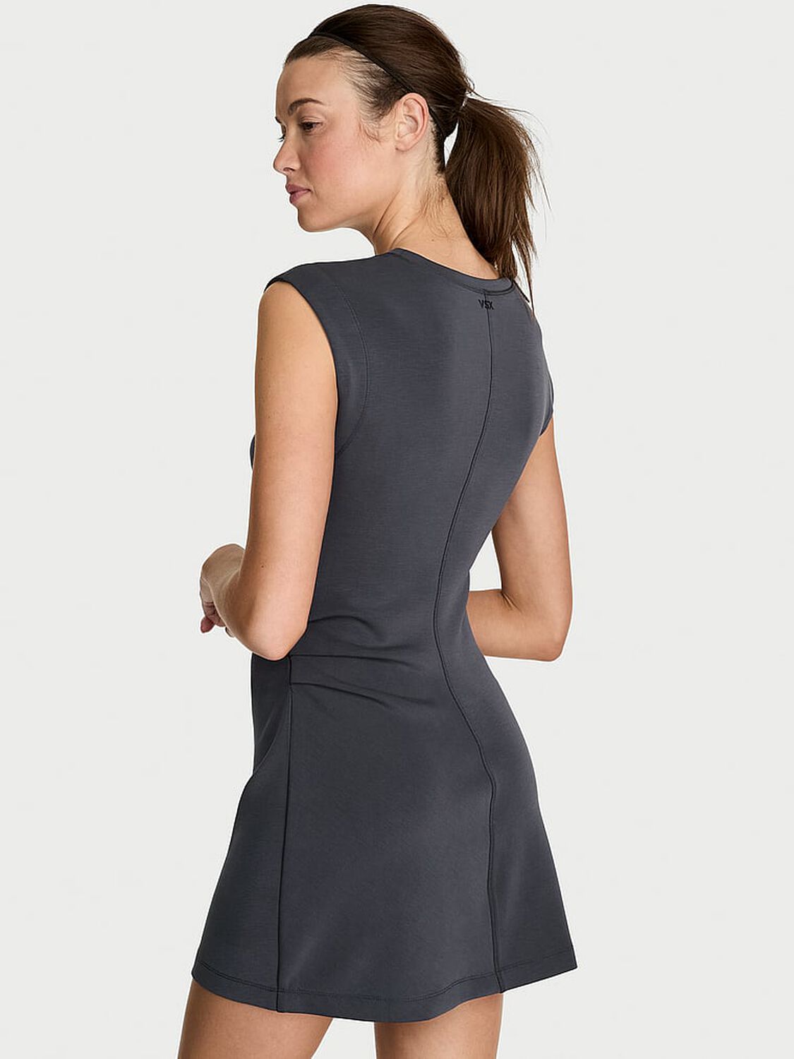 vs Vsx Featherweight Knit Mini Dress Black 2 of 2 