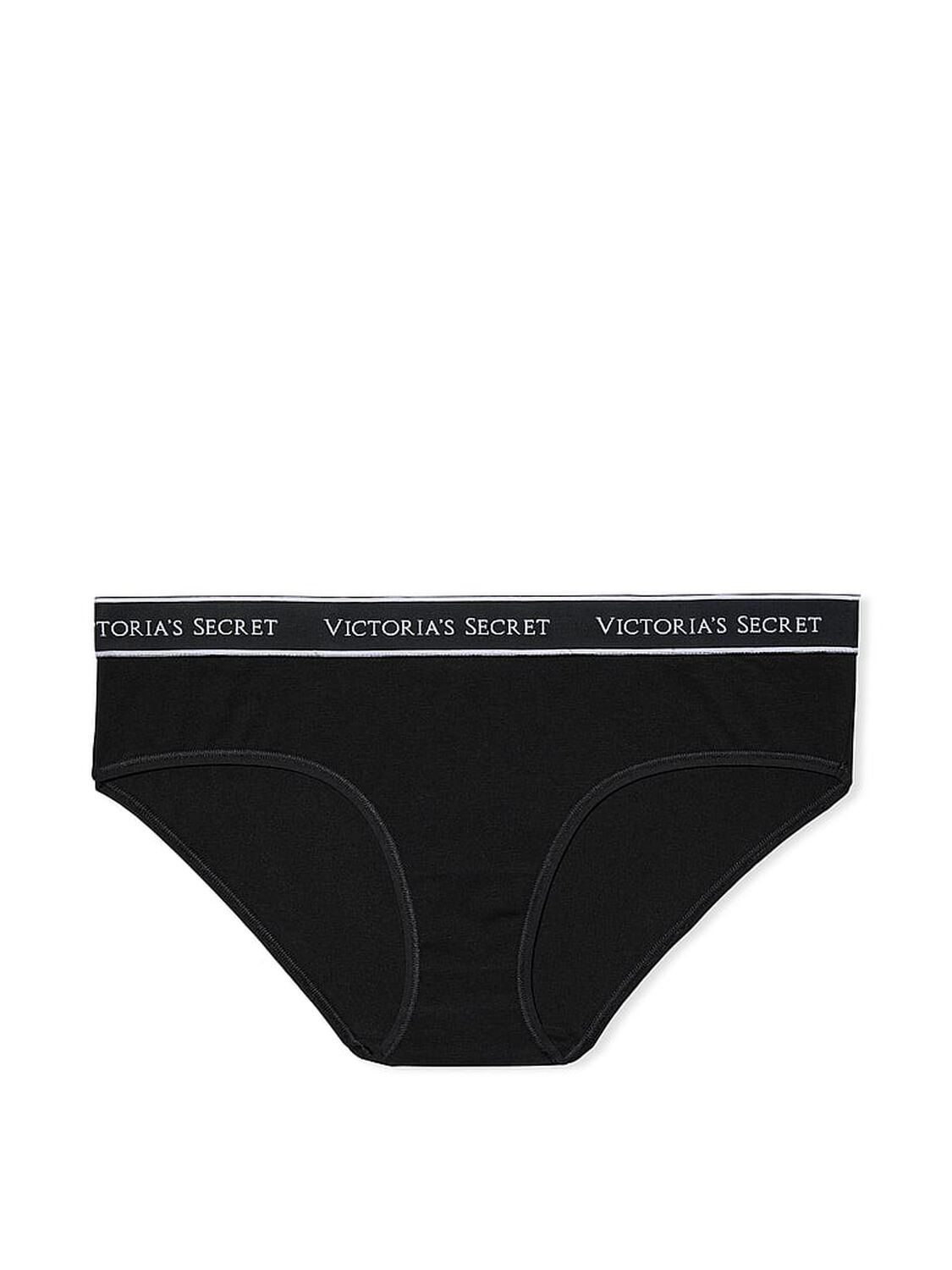 vs Cotton Logo Cotton Hiphugger Panty Black 3 of 4 