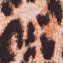Stretch Cotton High-Leg Brief Panty, Natural Leopard, swatch
