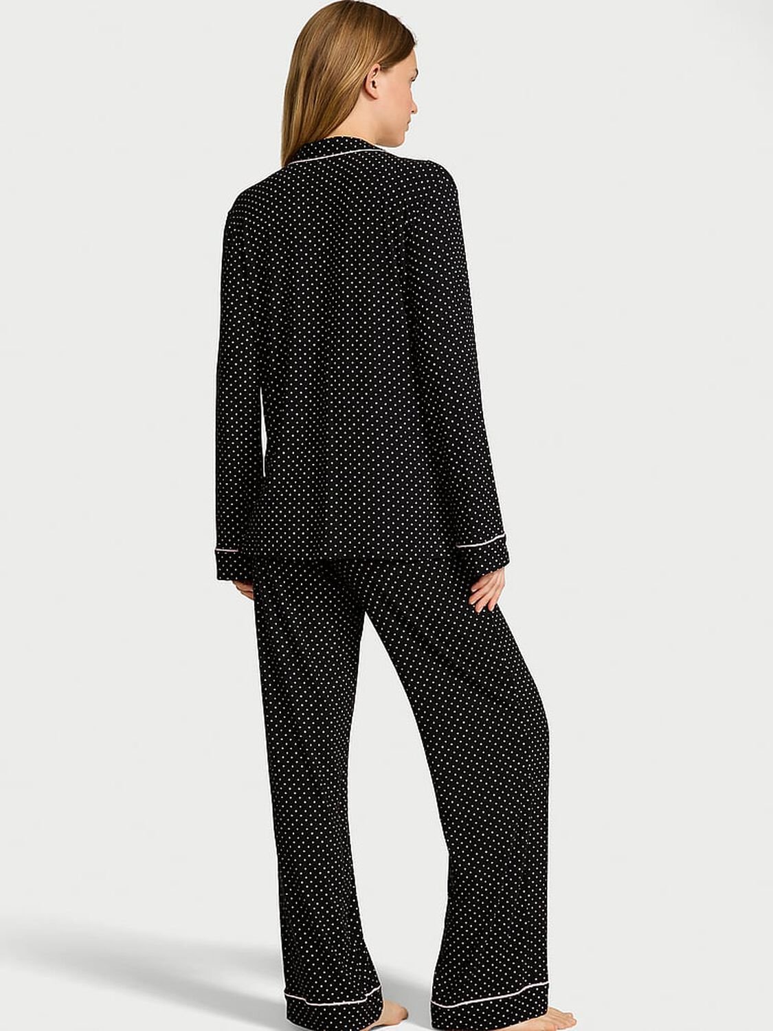 vs Victoria's Secret Modal Soft Long Pajama Set Print 2 of 3 