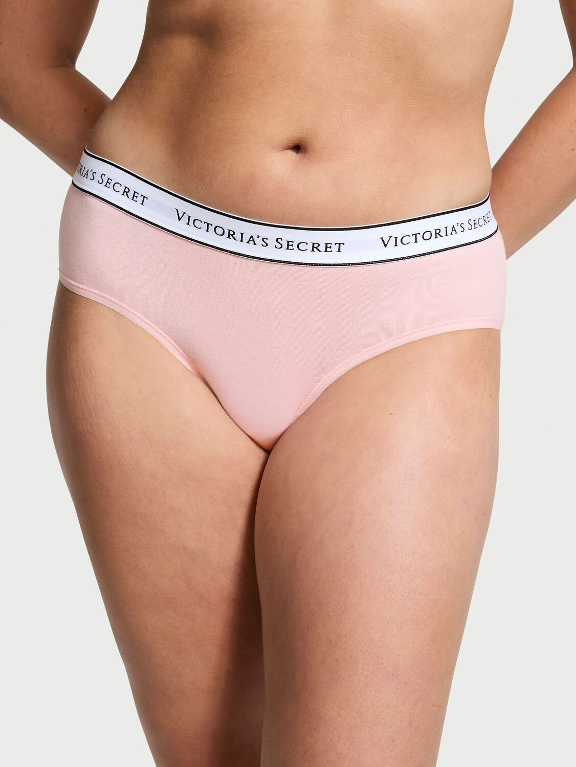 vs Cotton Logo Cotton Hiphugger Panty Pretty Blossom 1 of 3 