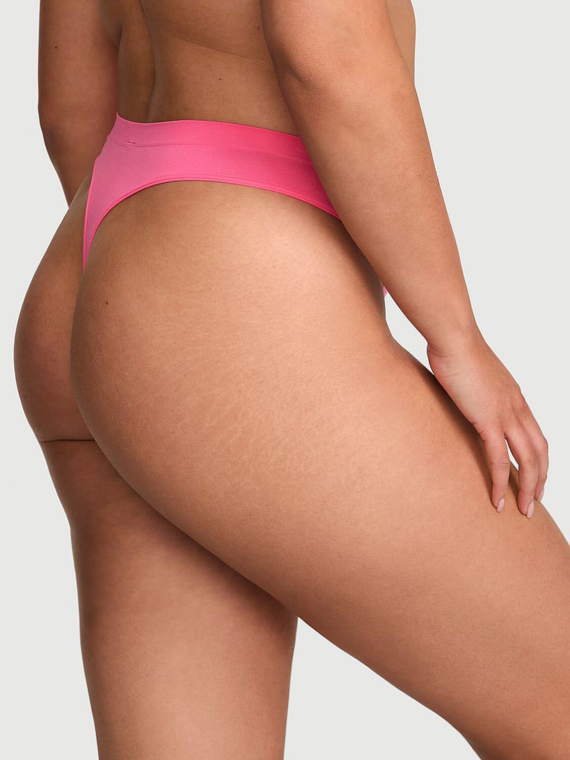 vs Seamless Seamless Thong Panty Bombshell Pink 2 of 2 