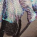 Electric Orchid Embroidery Unlined Plunge Demi Bra, Black Electric Orchid, swatch