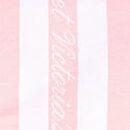 Stretch Cotton Thong Panty, White/Dusk Pink Logo Stripe, swatch