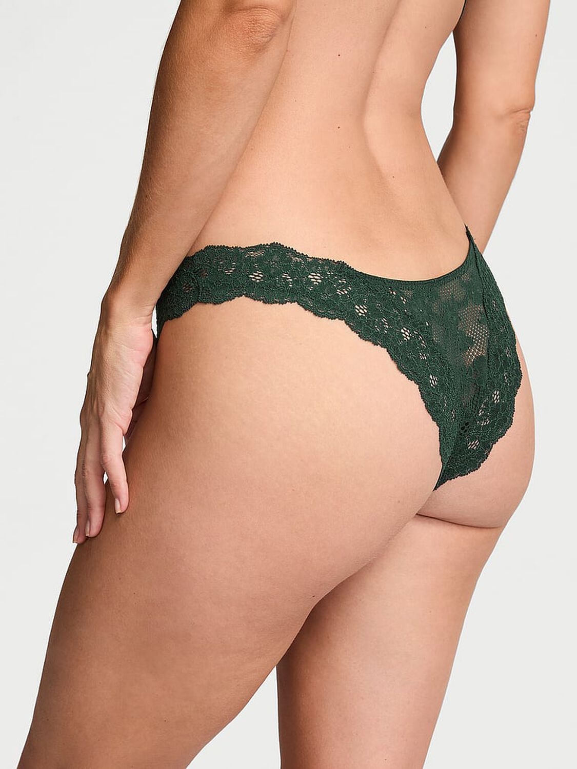 vs Dream Angels Lace Brazilian Panty 2 of 2 