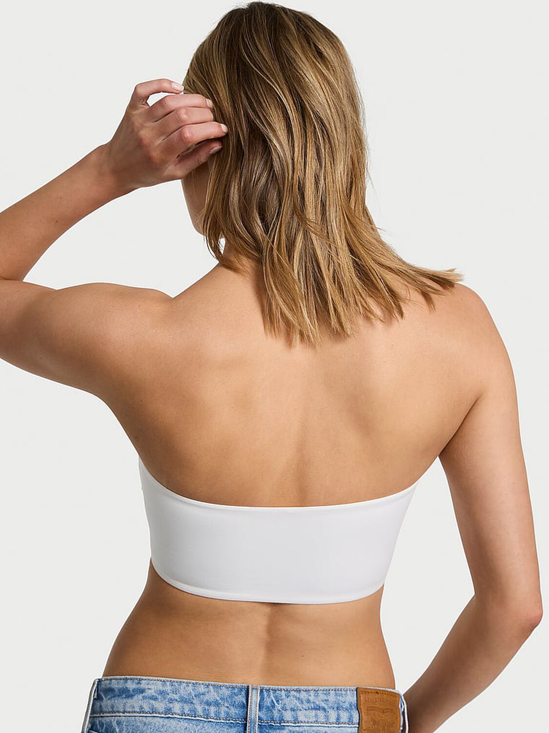 vs Victoria's Secret Bodywear by Victoria with FeatherSoft™ Innovation Strapless Bralette Coconut White 2 of 3 