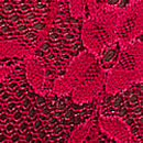 Lace Brazilian Panty, Vibrant Fuchsia, swatch