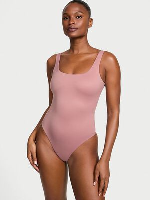 Bodywear by Victoria's Secret with FeatherSoft&trade; Innovation Square-Neck Tank Bodysuit
