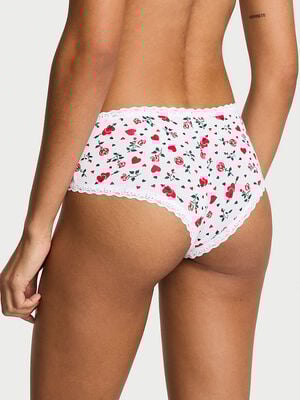 Cotton Lace-Waist Cheeky Panty