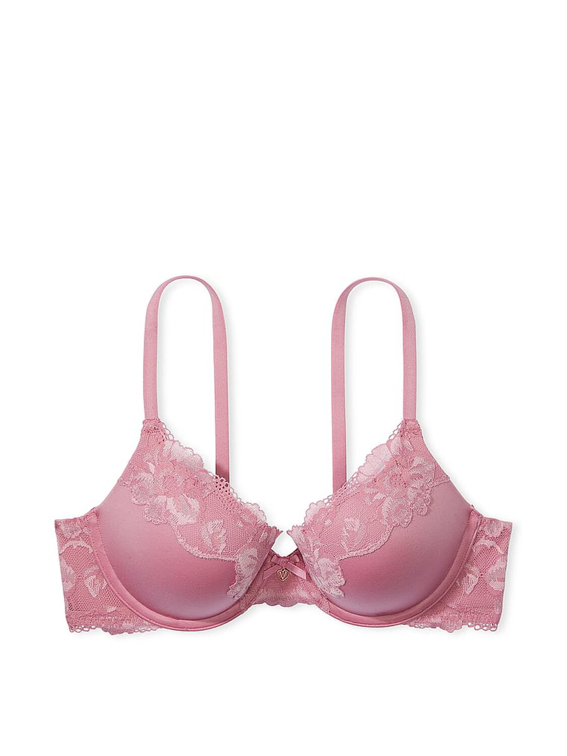 vs Body By Victoria Perfect Shape Push-Up Lace-Trim Bra 3 of 4 