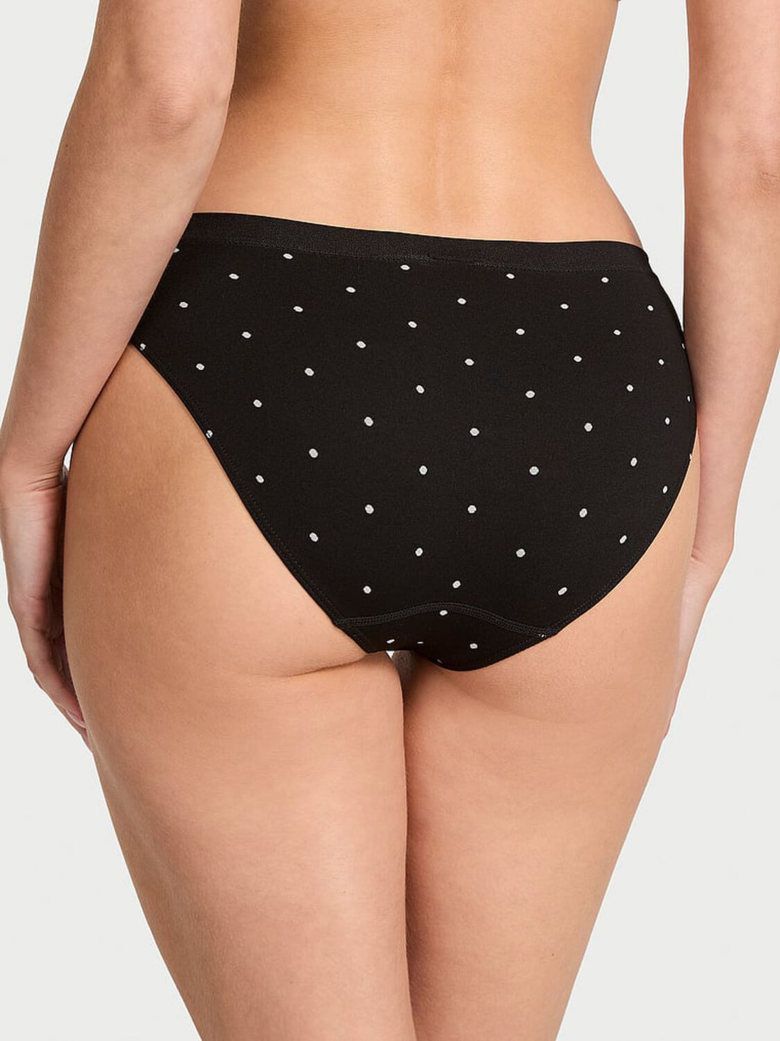 vs Seamless Seamless Bikini Panty Black Small Dot 1 of 1 