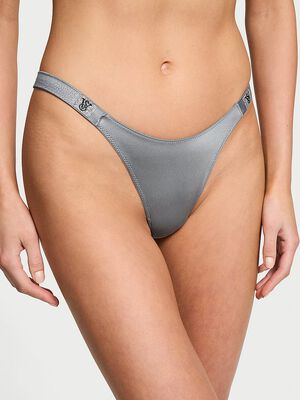 Scattered Shine Strap Smooth Thong Panty