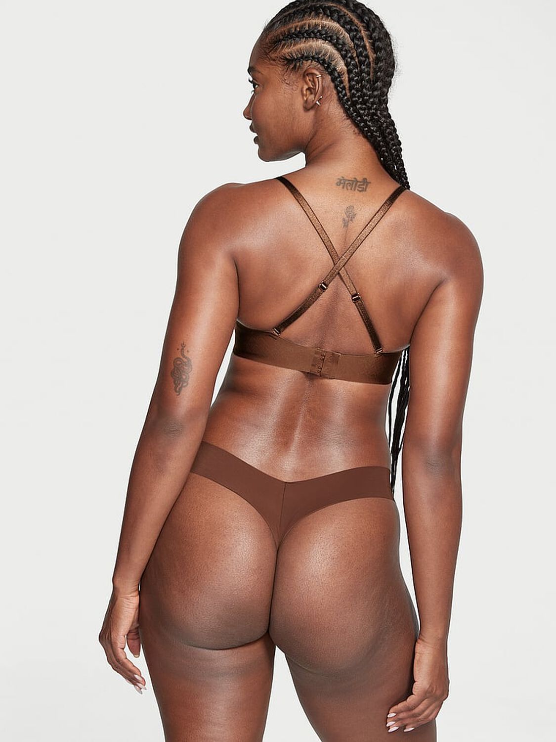 vs Victoria's Secret Bare Sexy Illusions Uplift Strapless Bra Mousse 2 of 5 