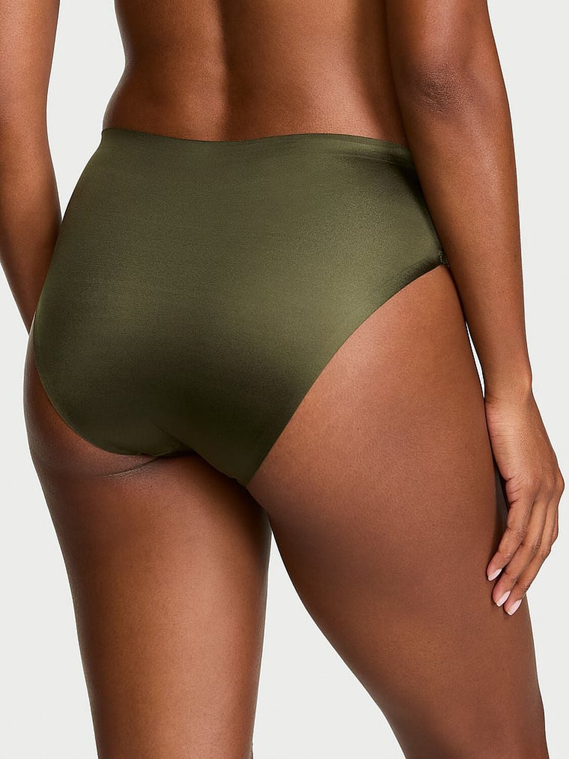 vs No-Show No-Show High-Shine Mid-Rise Bikini Panty Victoria Pink 2 of 4 