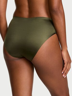 No-Show High-Shine Mid-Rise Bikini Panty