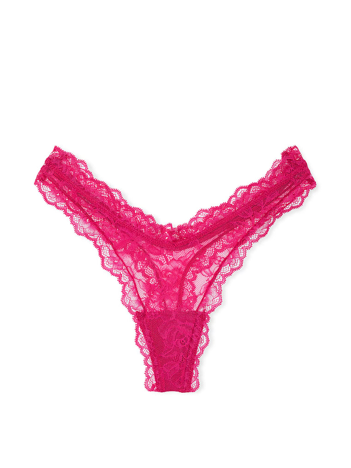vs Very Sexy Rose Lace High-Leg Thong Panty 3 of 4 