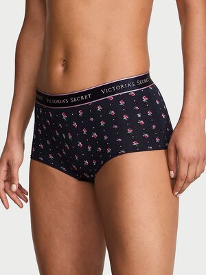 Logo Cotton Boyshort Panty