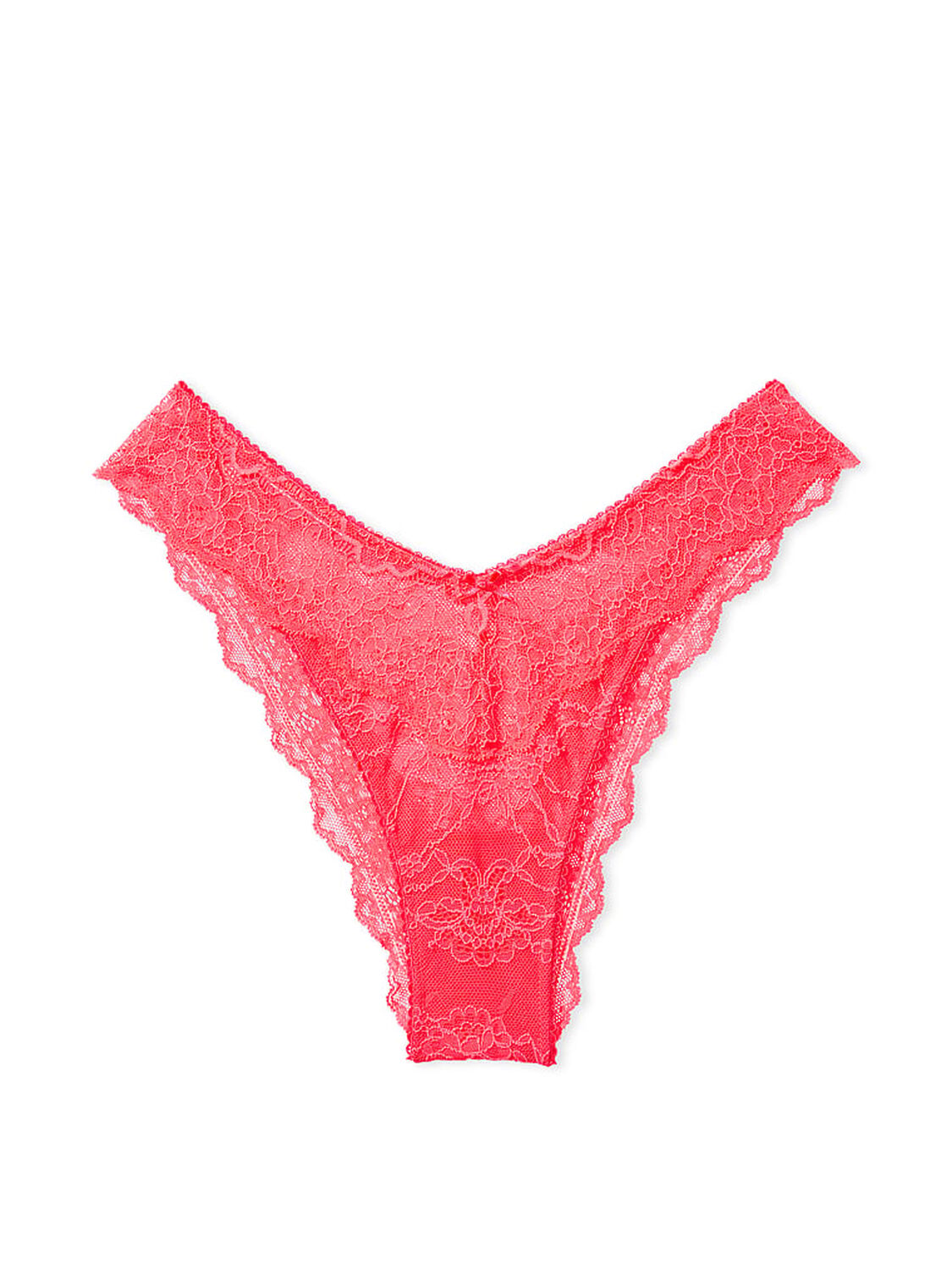 vs Dream Angels Lace Brazilian Panty Hot Pink 3 of 4 