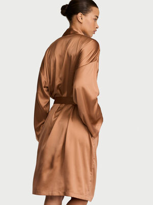 Signature Satin Midi Robe