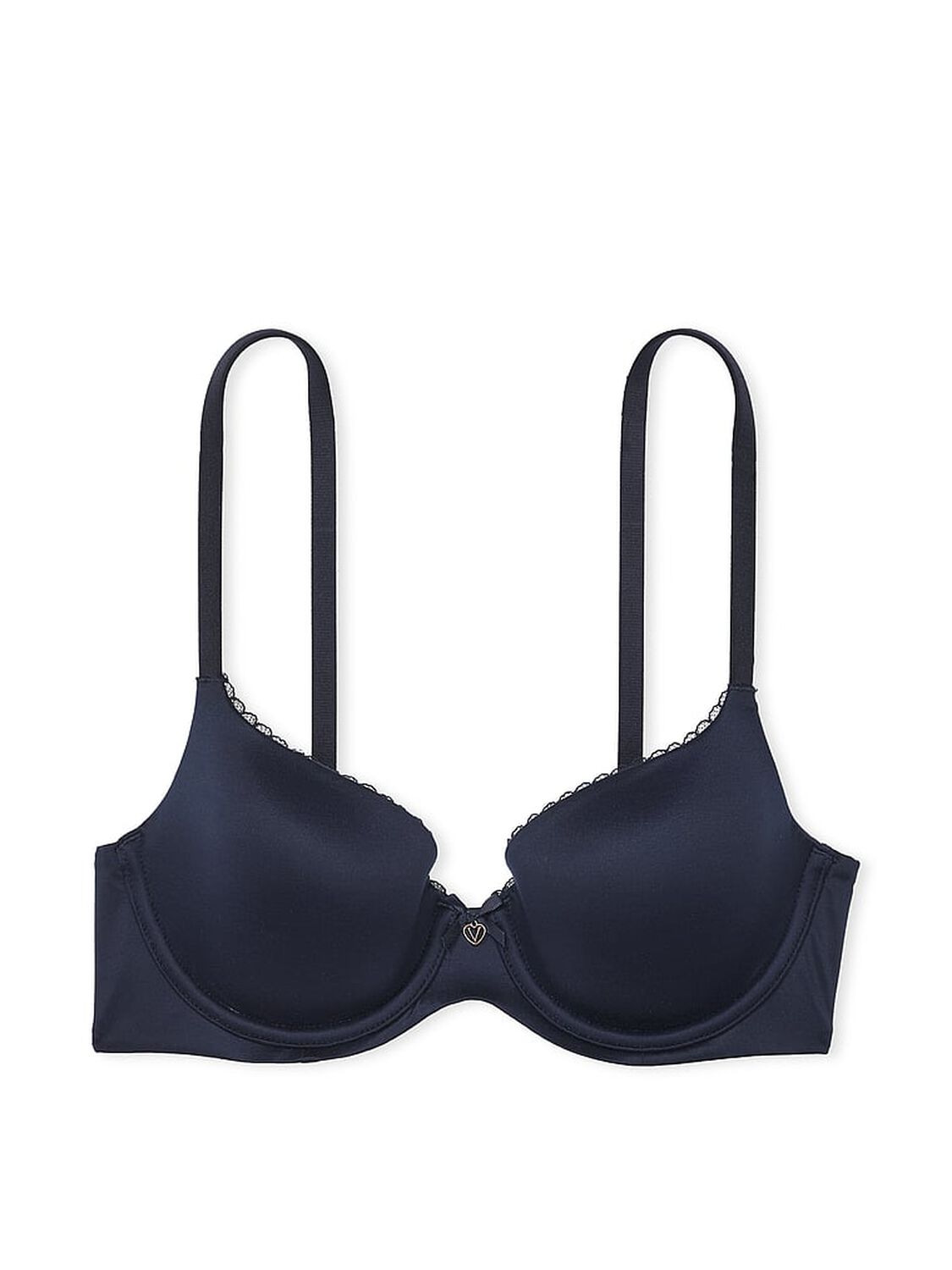 vs Body By Victoria Lightly Lined Smooth Demi Bra Noir Navy 3 of 3 