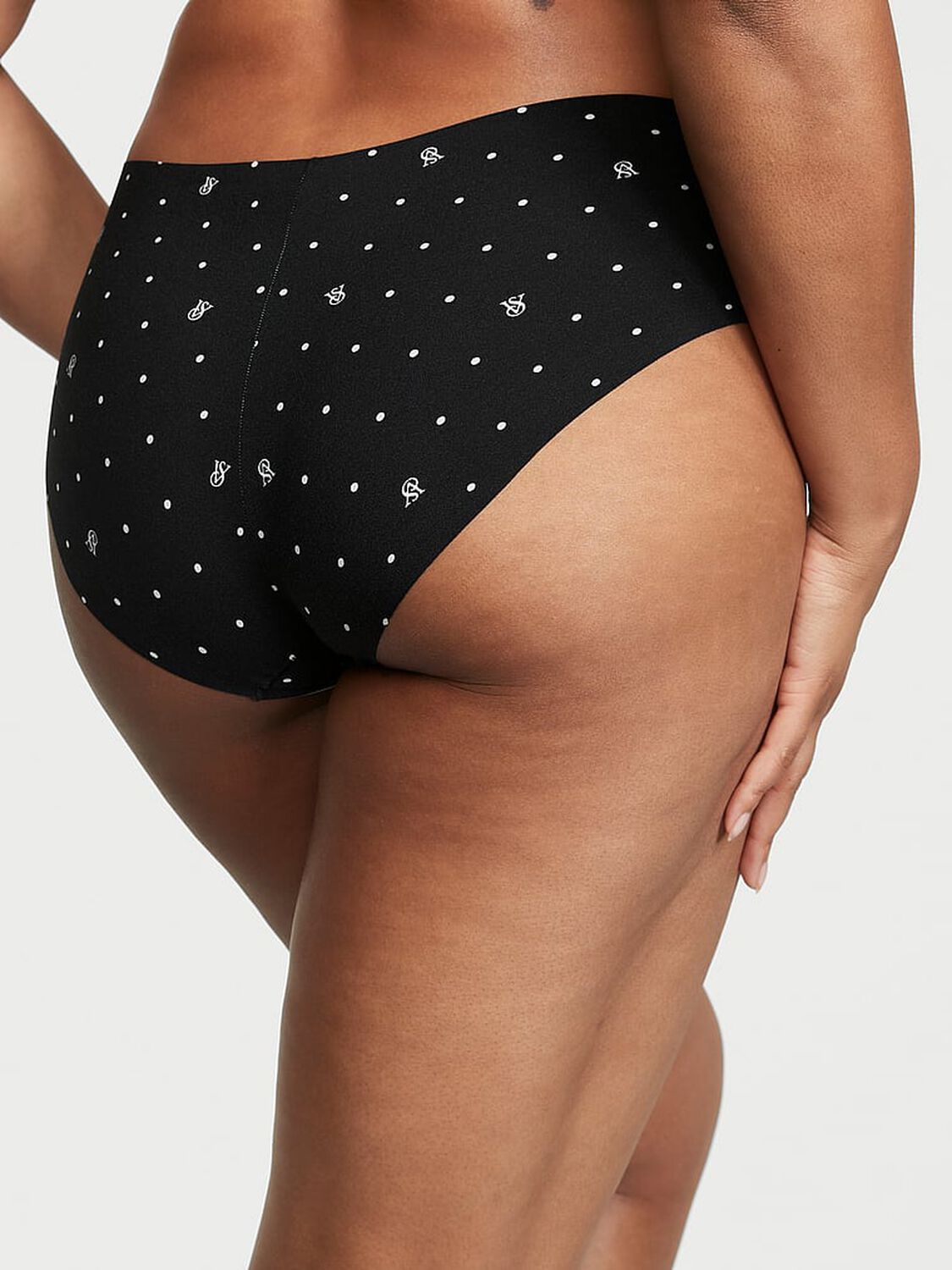 vs No-Show No-Show Hiphugger Panty Vs Black Logo Dot 2 of 3 