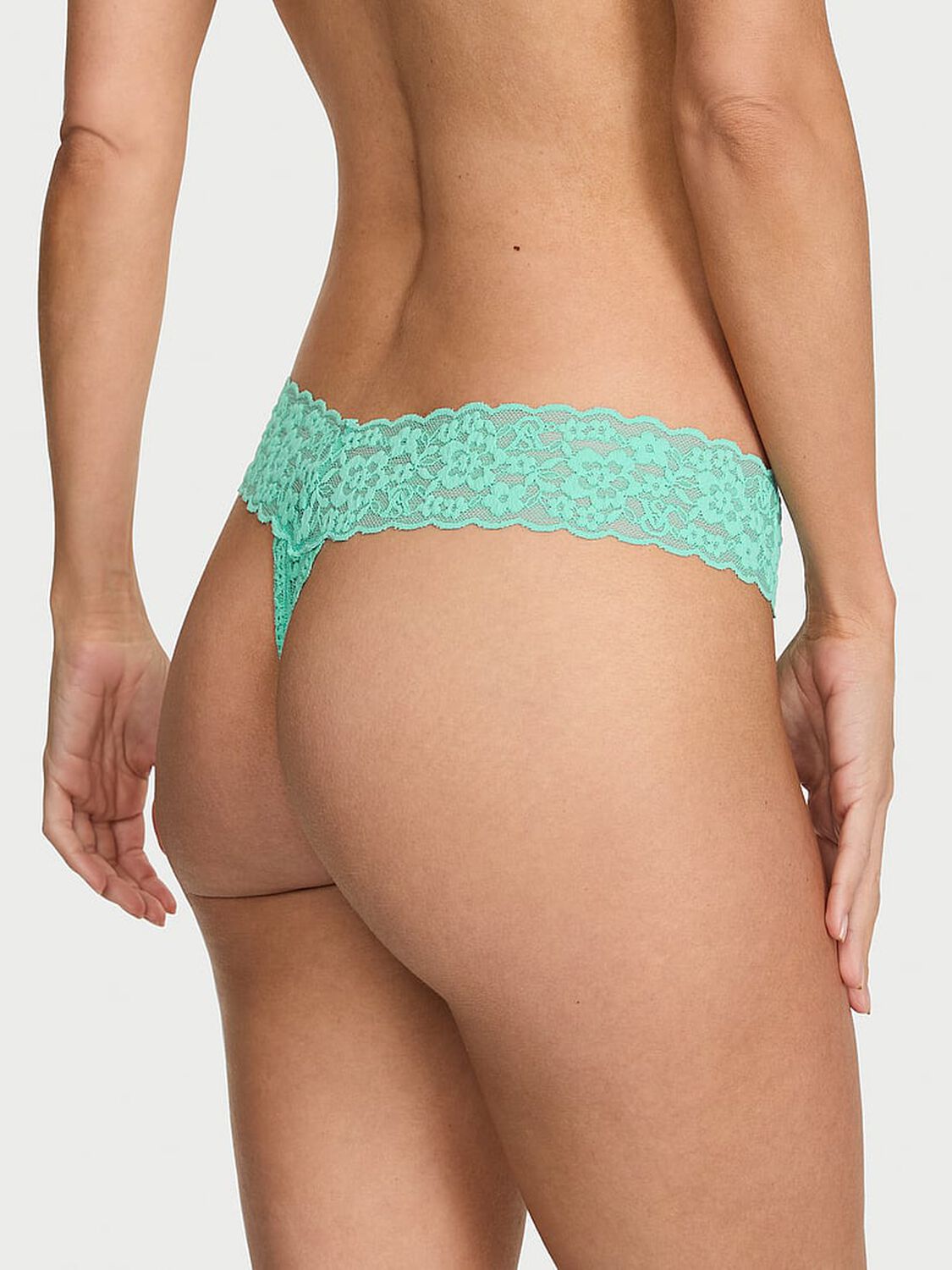 vs The Lacie Lace Thong Panty Scuba Blue 2 of 3 