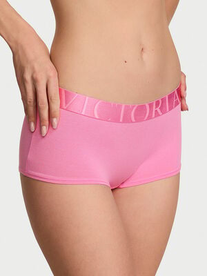Exploded Logo Cotton Boyshort Panty