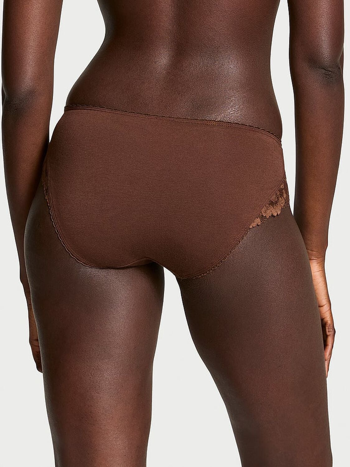 vs Victoria's Secret Body by Victoria Stretch Cotton Lace-Waist Bikini Panty 2 of 3 