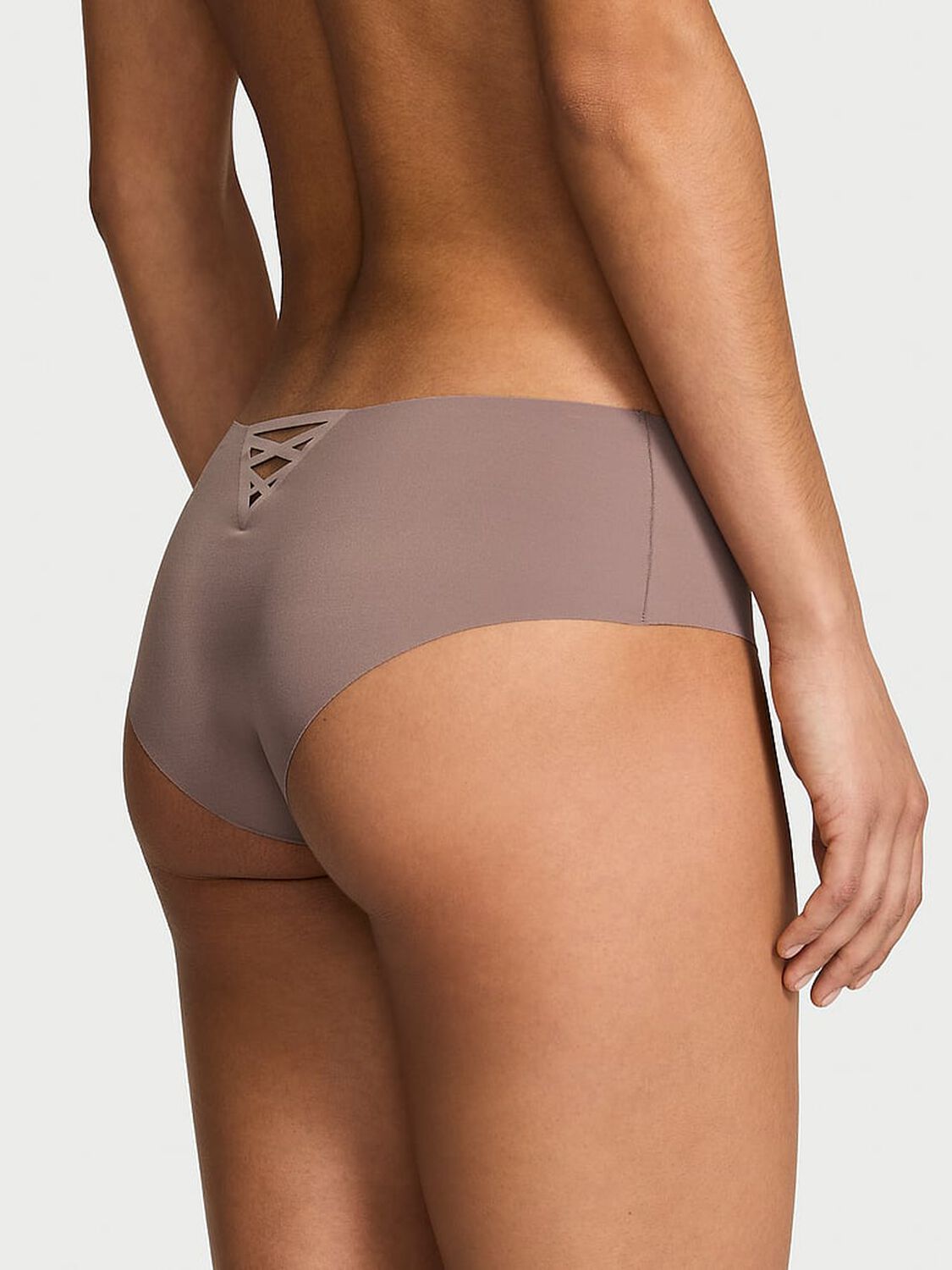 vs No-Show No-Show Strappy Cheeky Panty Cloudy Grey 2 of 2 