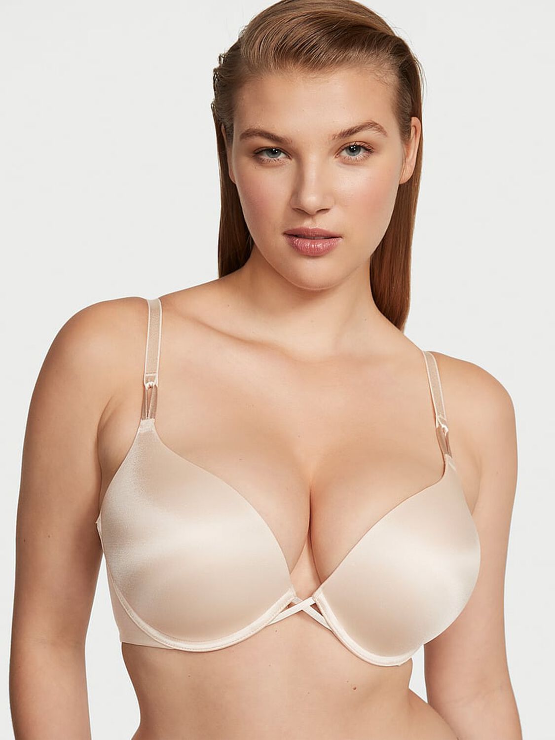 vs Very Sexy Bombshell Smooth Add-2-Cups Push-Up Bra Marzipan 1 of 4 