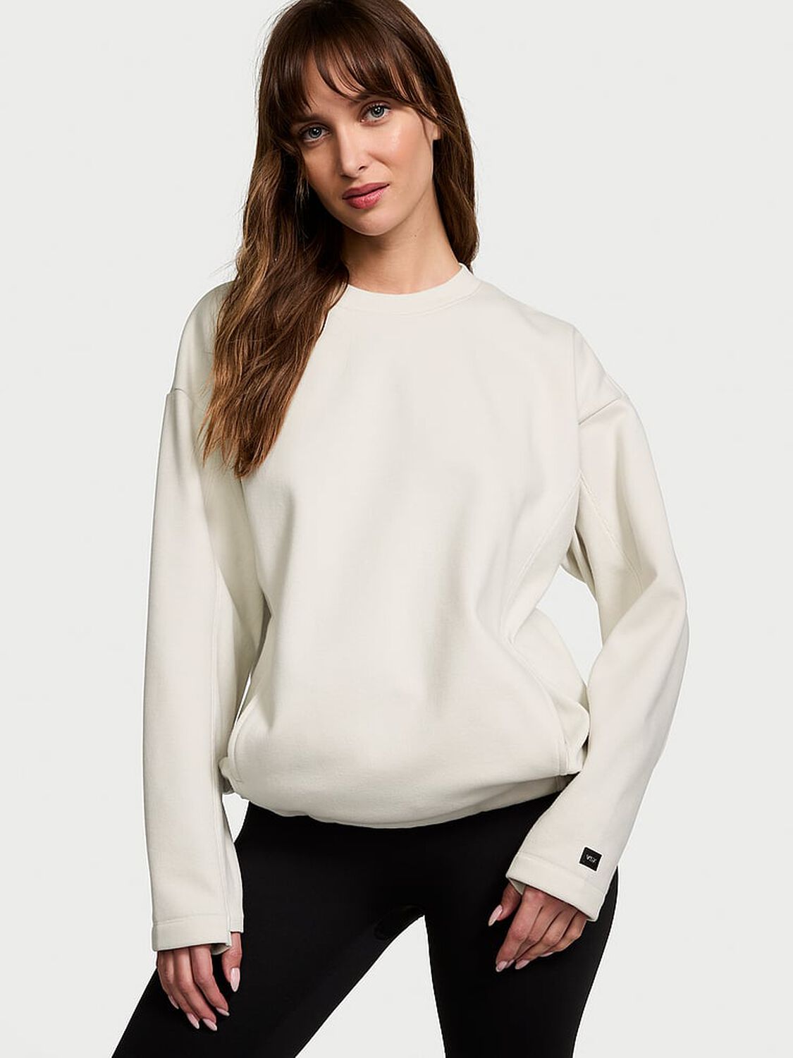 vs Vsx VSX Movement Fleece Crewneck Pullover Classic Plaster 1 of 4 