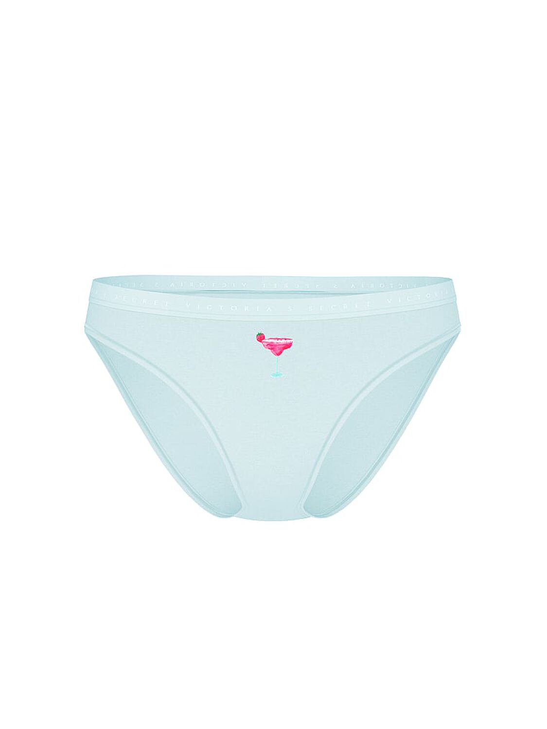 vs Victoria's Secret Body by Victoria Stretch Cotton Bikini Panty Tradewinds Blue 3 of 3 